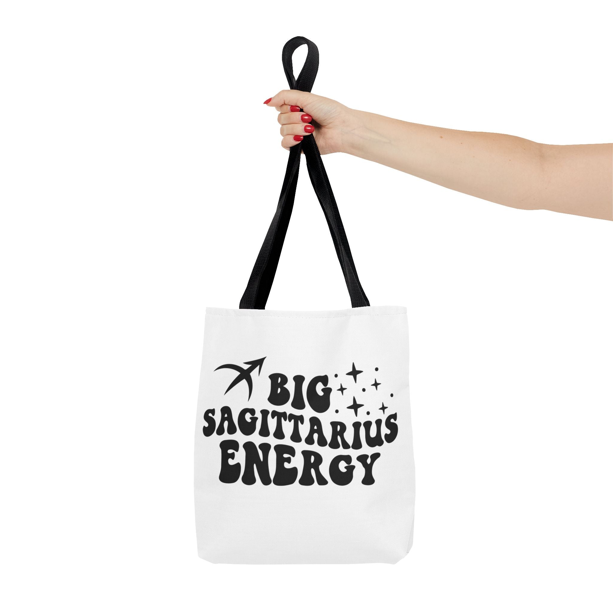 Big Sagittarius Energy Tote Bag - White - Divine Feminine Works