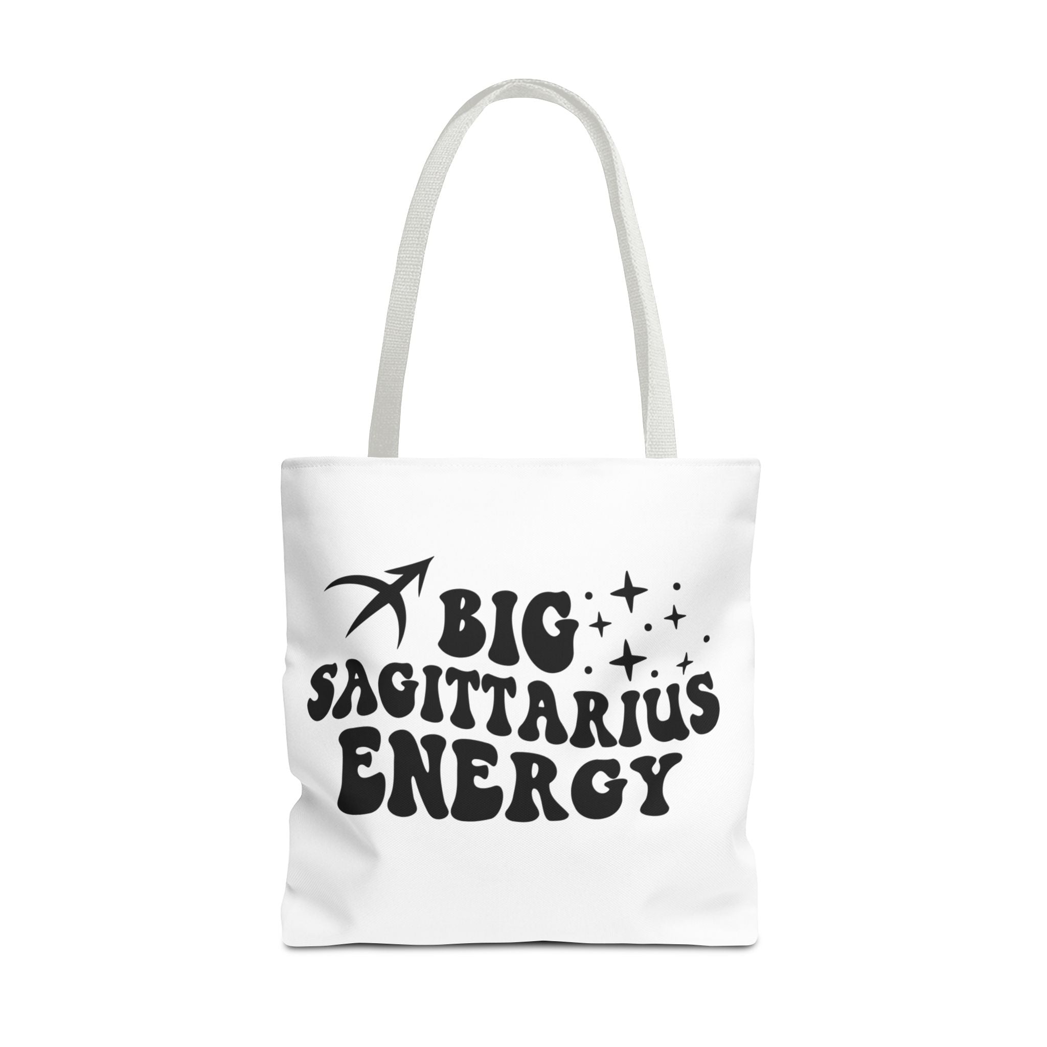 Big Sagittarius Energy Tote Bag - White - Divine Feminine Works