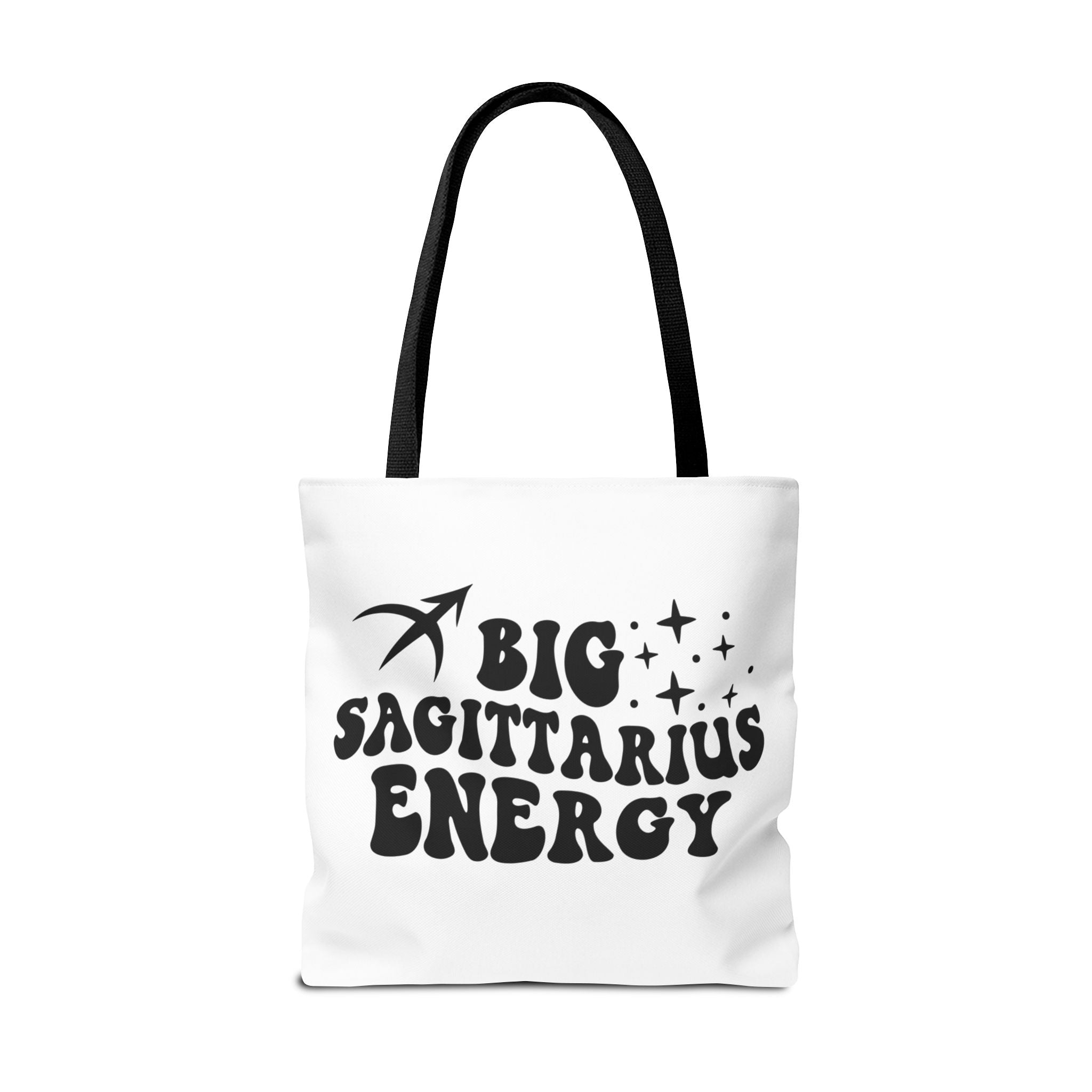 Big Sagittarius Energy Tote Bag - White - Divine Feminine Works