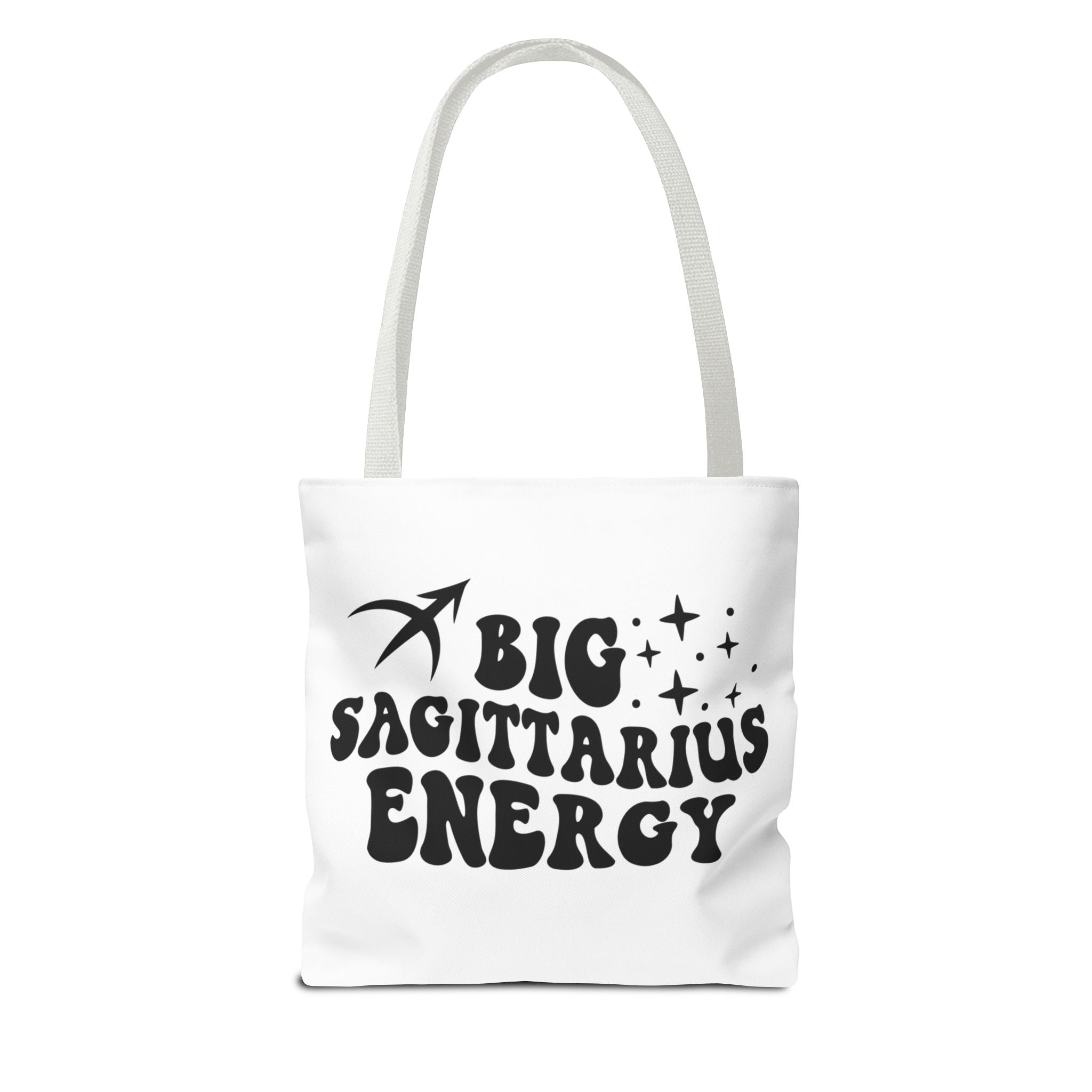 Big Sagittarius Energy Tote Bag - White - Divine Feminine Works