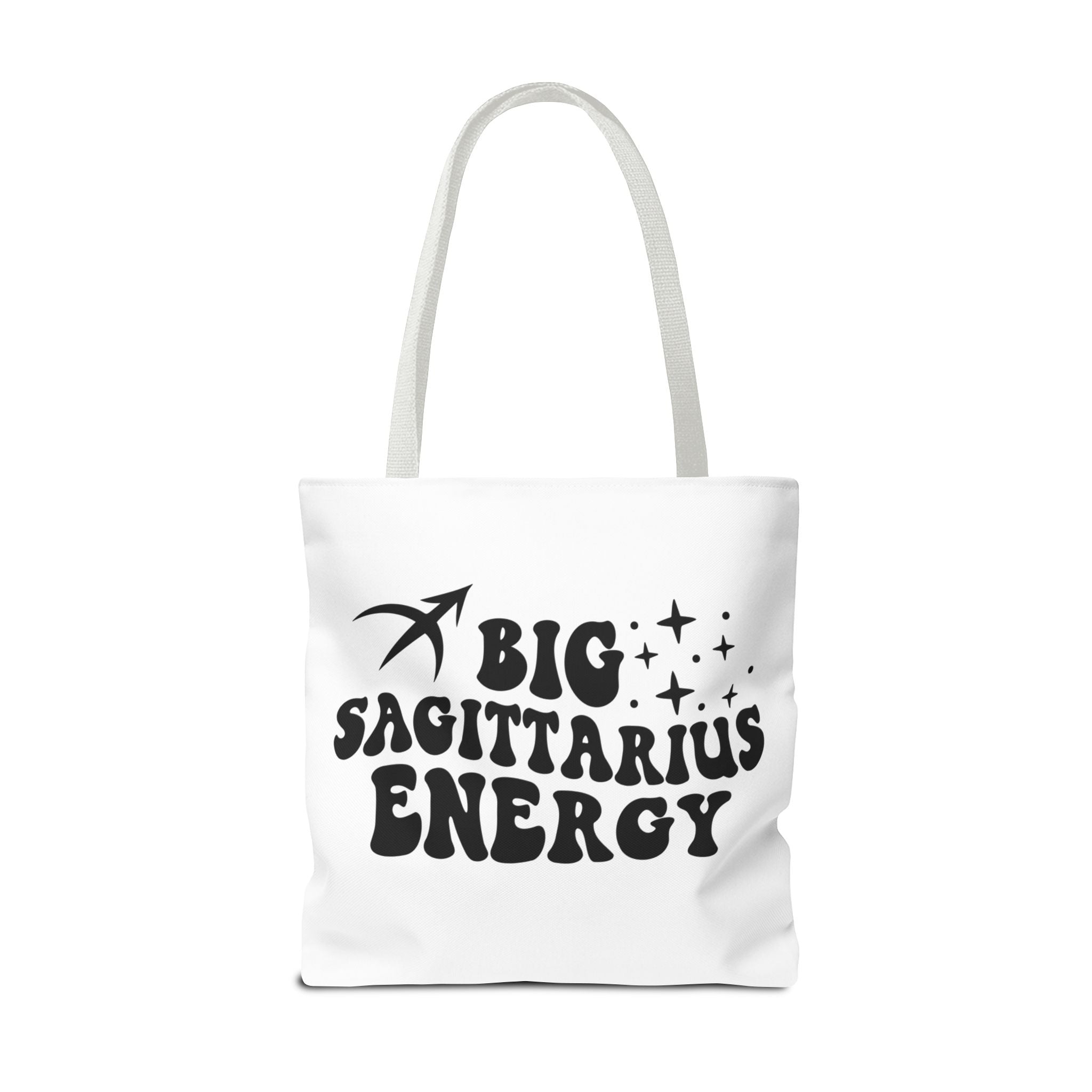 Big Sagittarius Energy Tote Bag - White - Divine Feminine Works