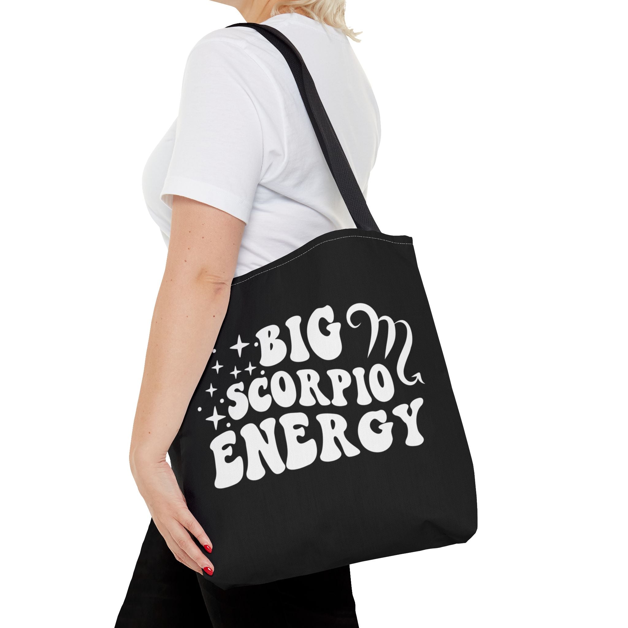 Big Scorpio Energy Tote Bag - Black - Divine Feminine Works