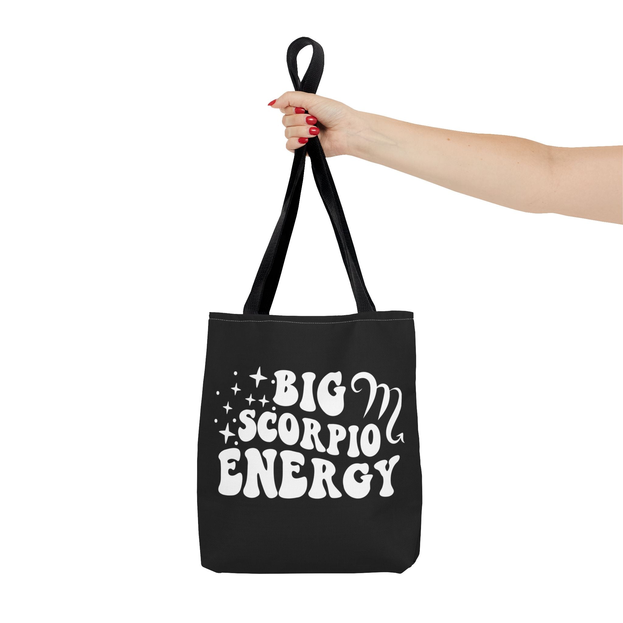 Big Scorpio Energy Tote Bag - Black - Divine Feminine Works