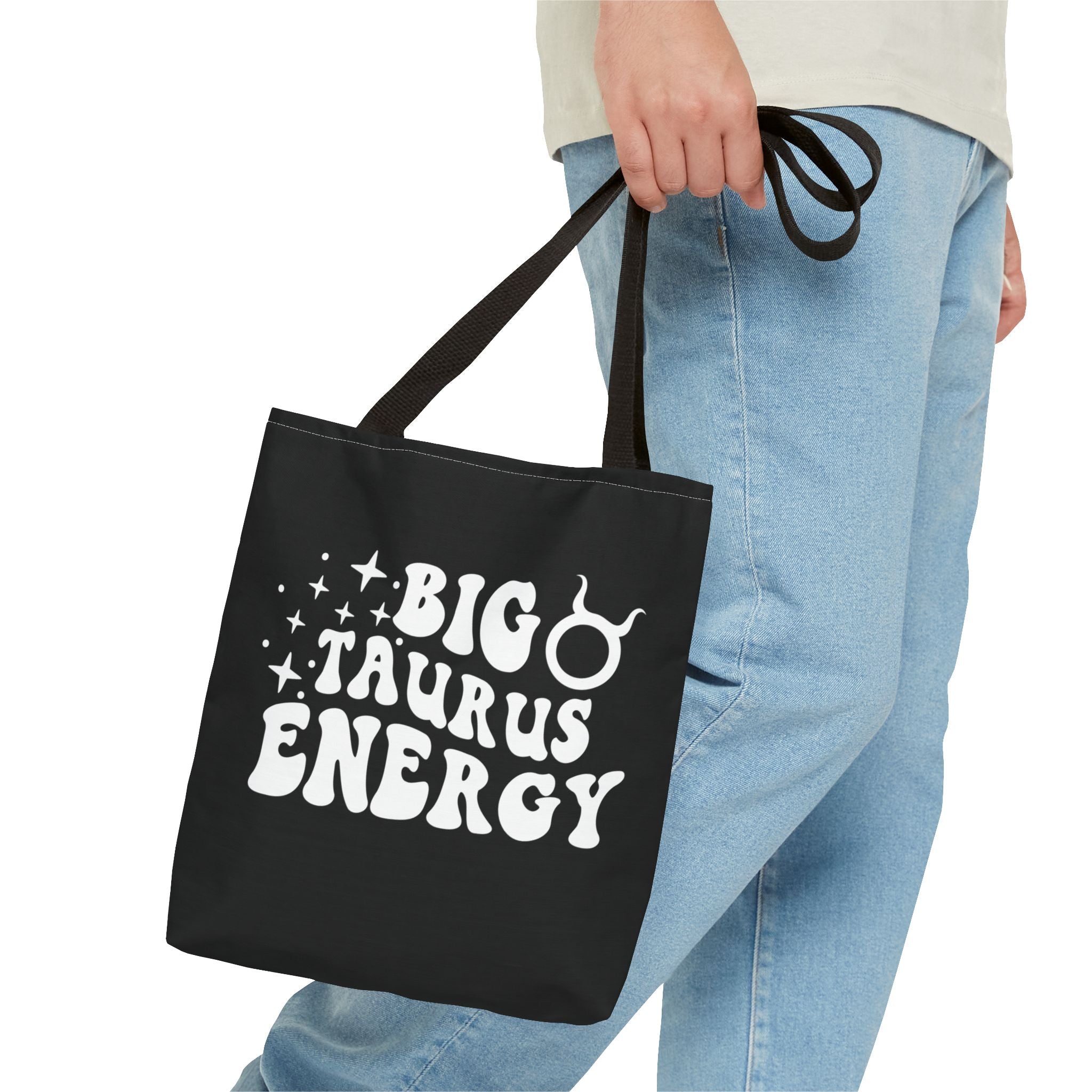 Big Taurus Energy Tote Bag - Black - Divine Feminine Works