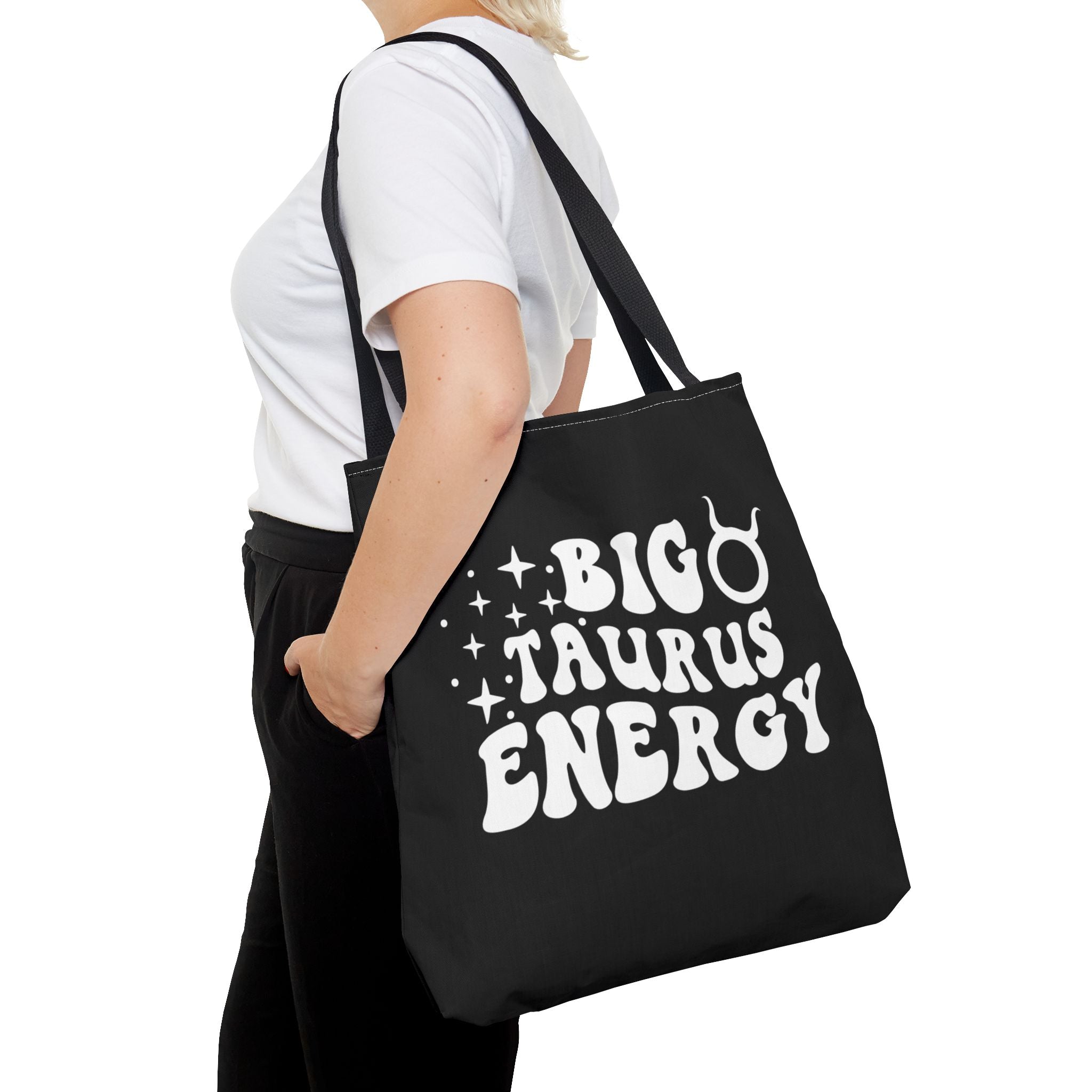 Big Taurus Energy Tote Bag - Black - Divine Feminine Works