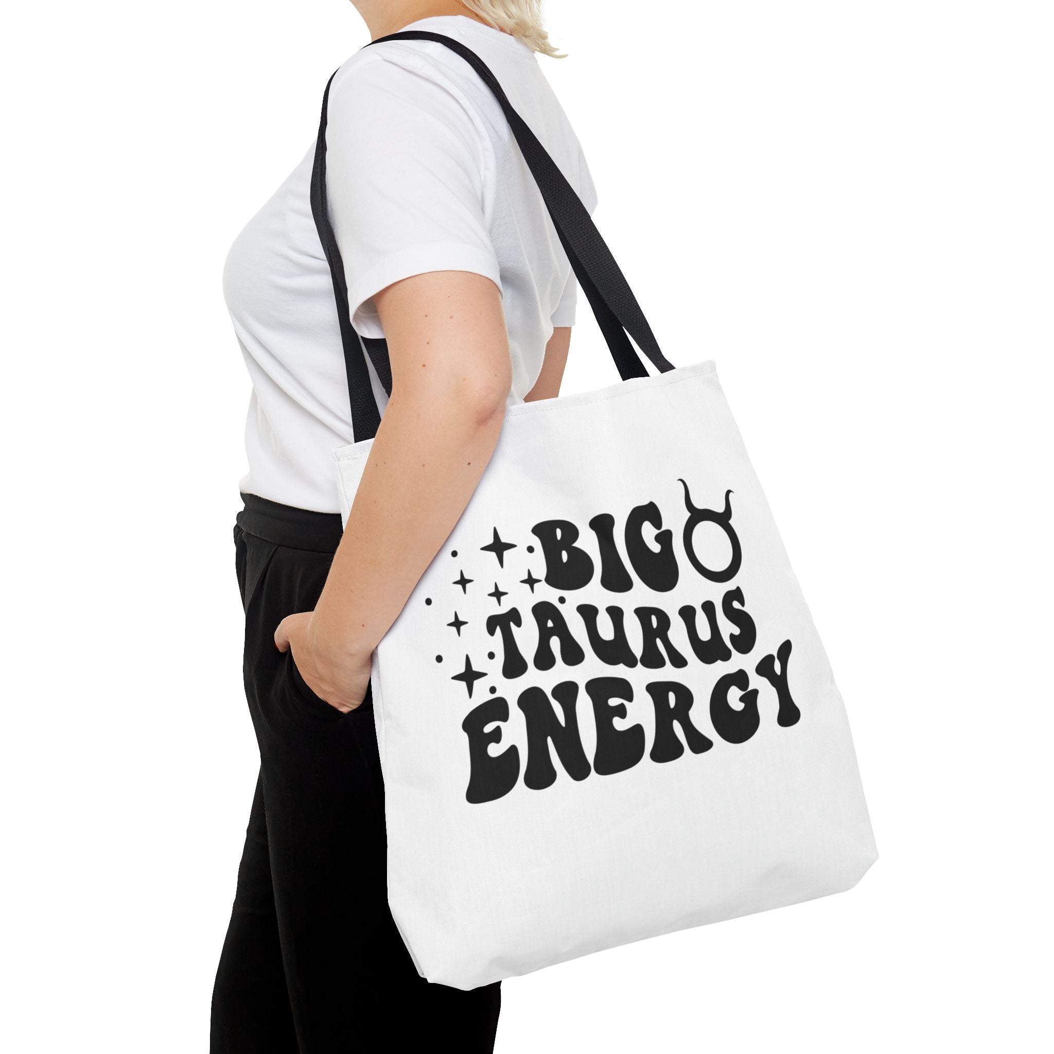 Big Taurus Energy Tote Bag - White - Divine Feminine Works