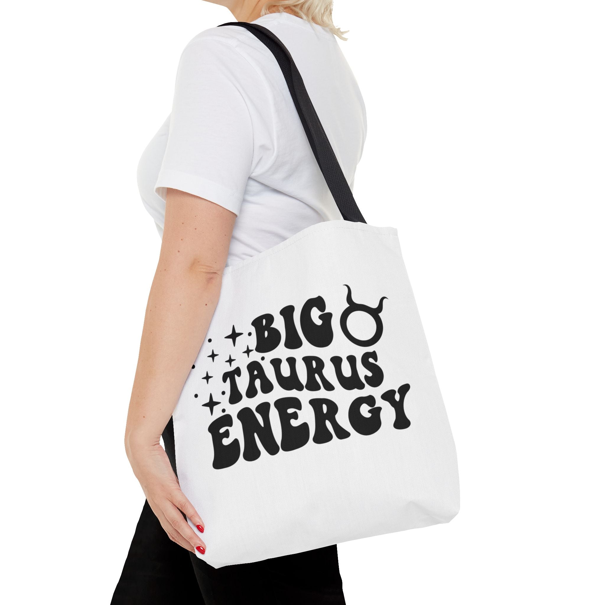 Big Taurus Energy Tote Bag - White - Divine Feminine Works