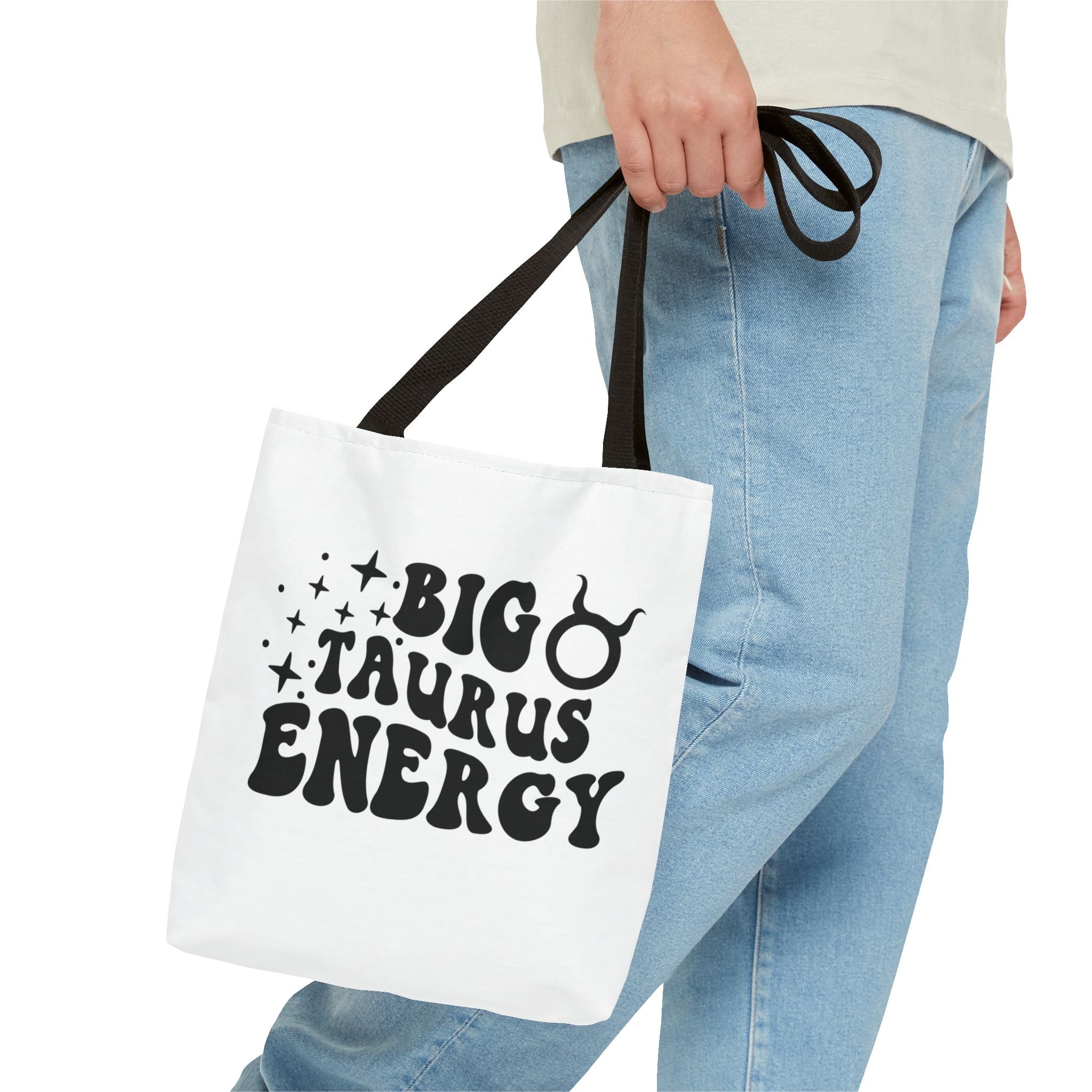 Big Taurus Energy Tote Bag - White - Divine Feminine Works