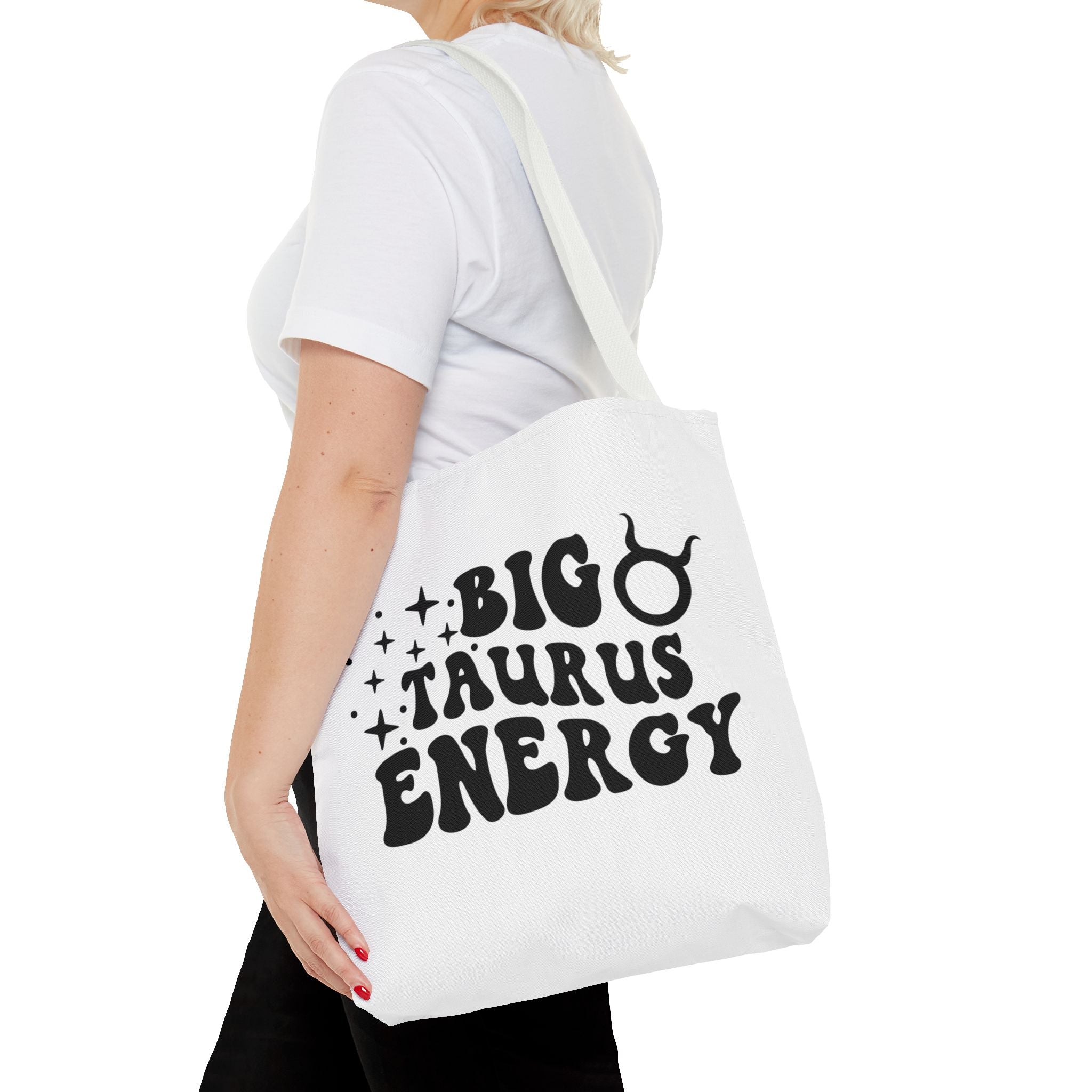 Big Taurus Energy Tote Bag - White - Divine Feminine Works