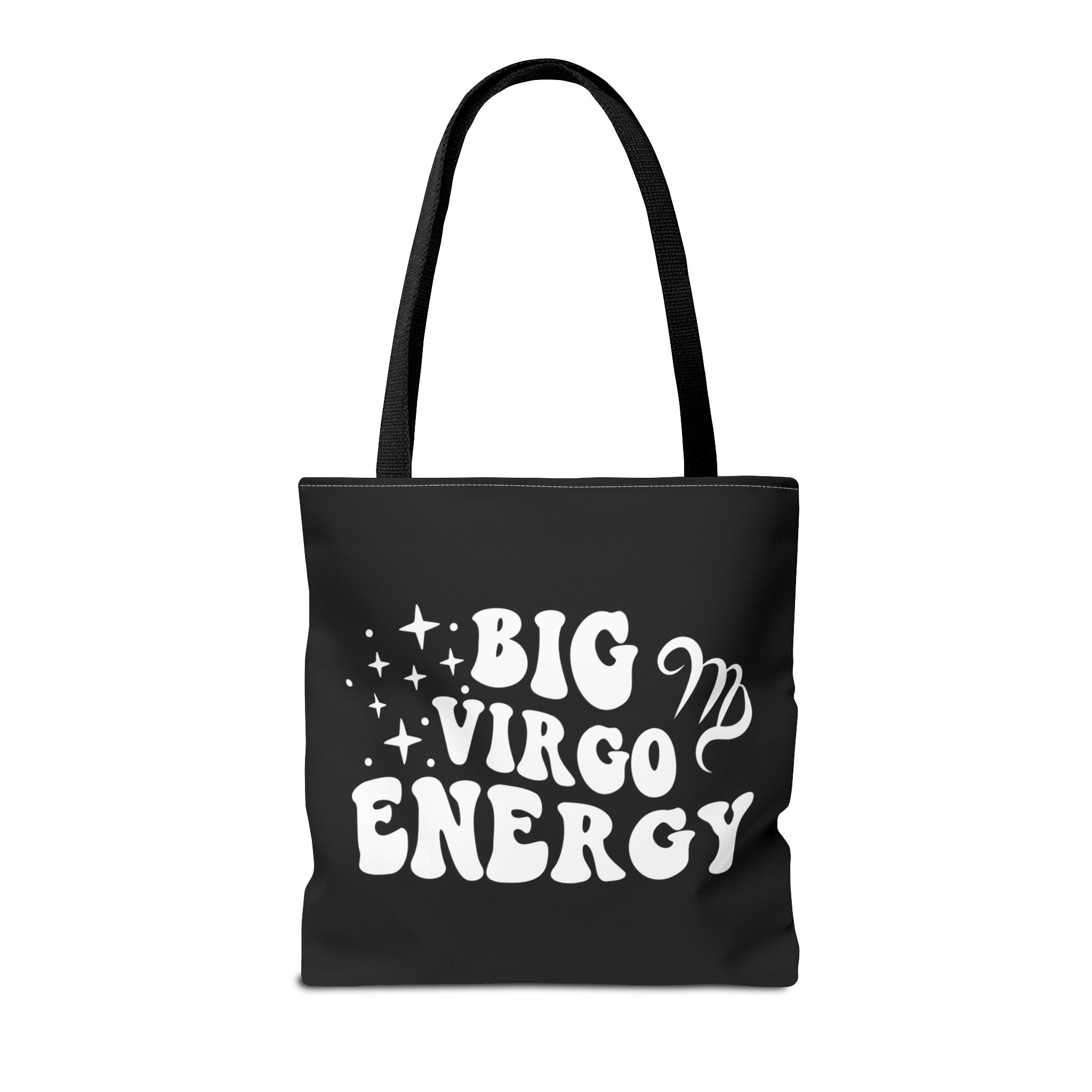 Big Virgo Energy Tote Bag - Black - Divine Feminine Works