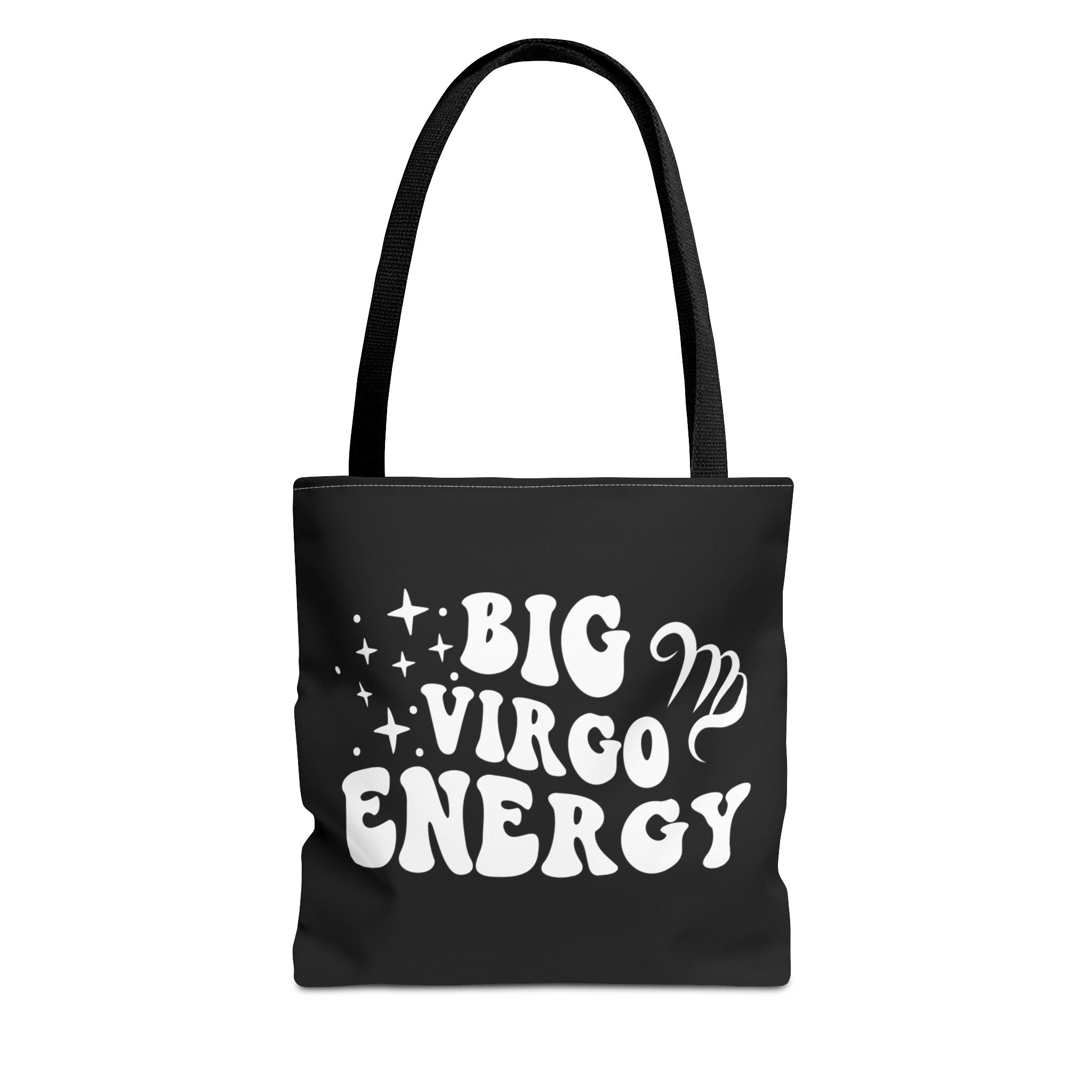 Big Virgo Energy Tote Bag - Black - Divine Feminine Works