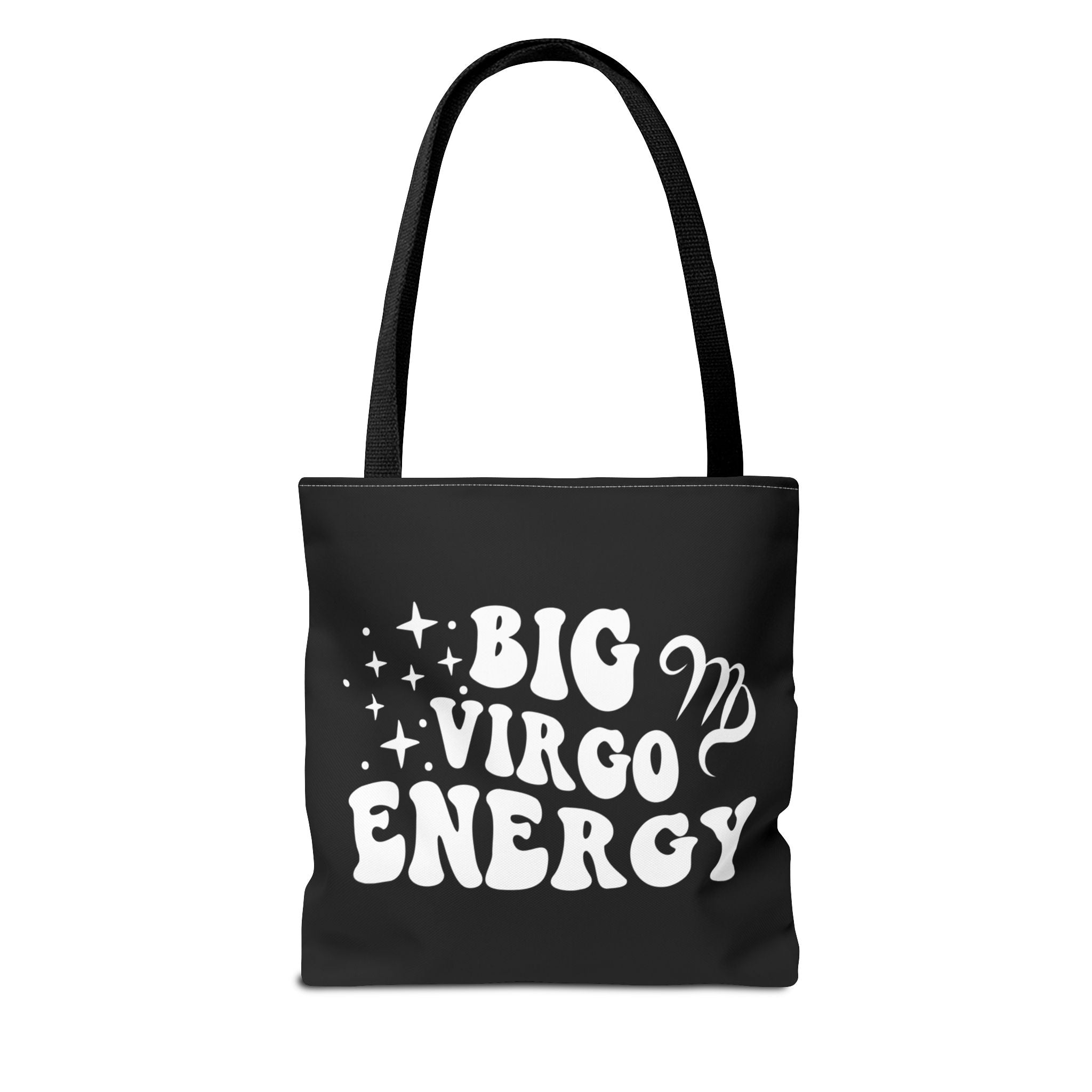 Big Virgo Energy Tote Bag - Black - Divine Feminine Works