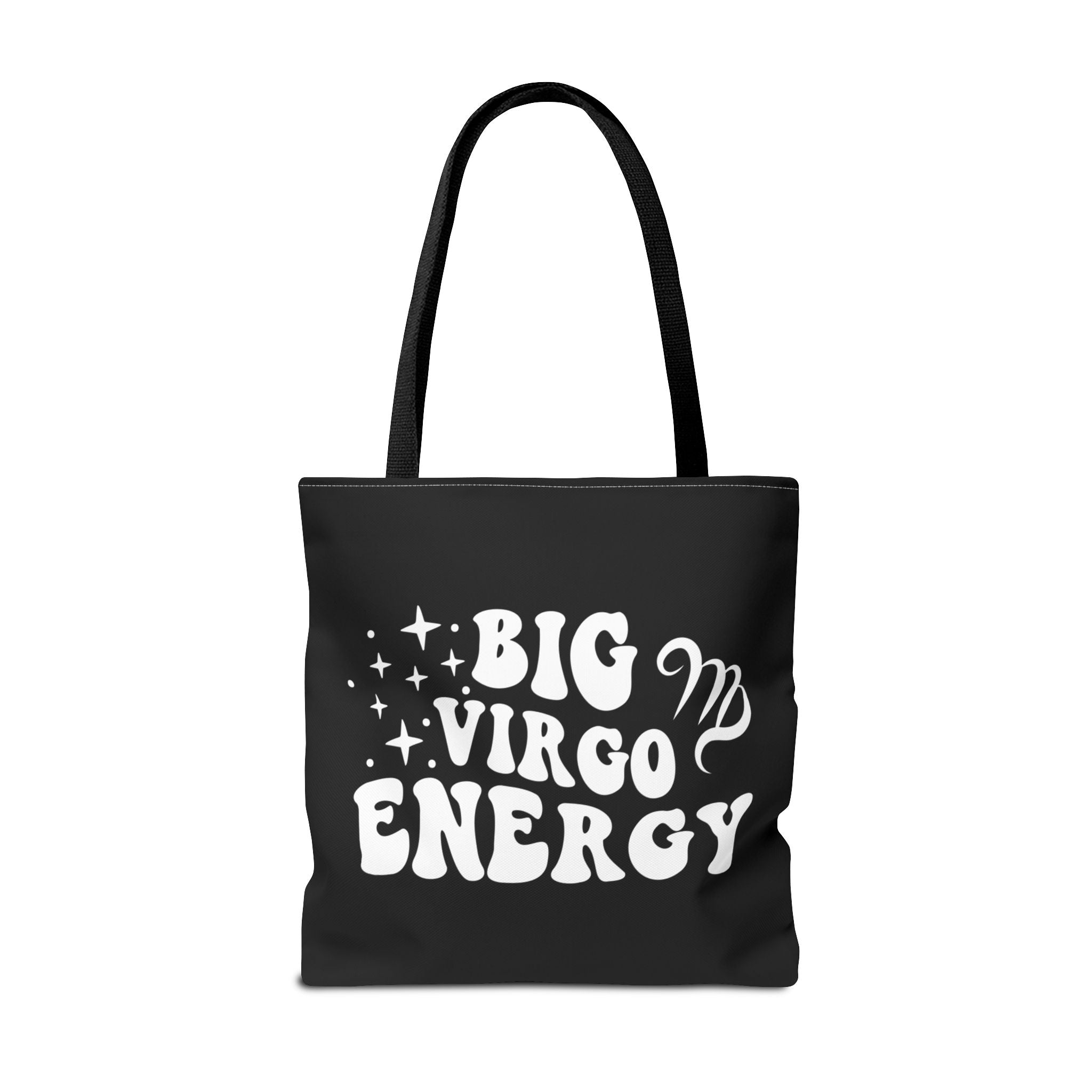 Big Virgo Energy Tote Bag - Black - Divine Feminine Works