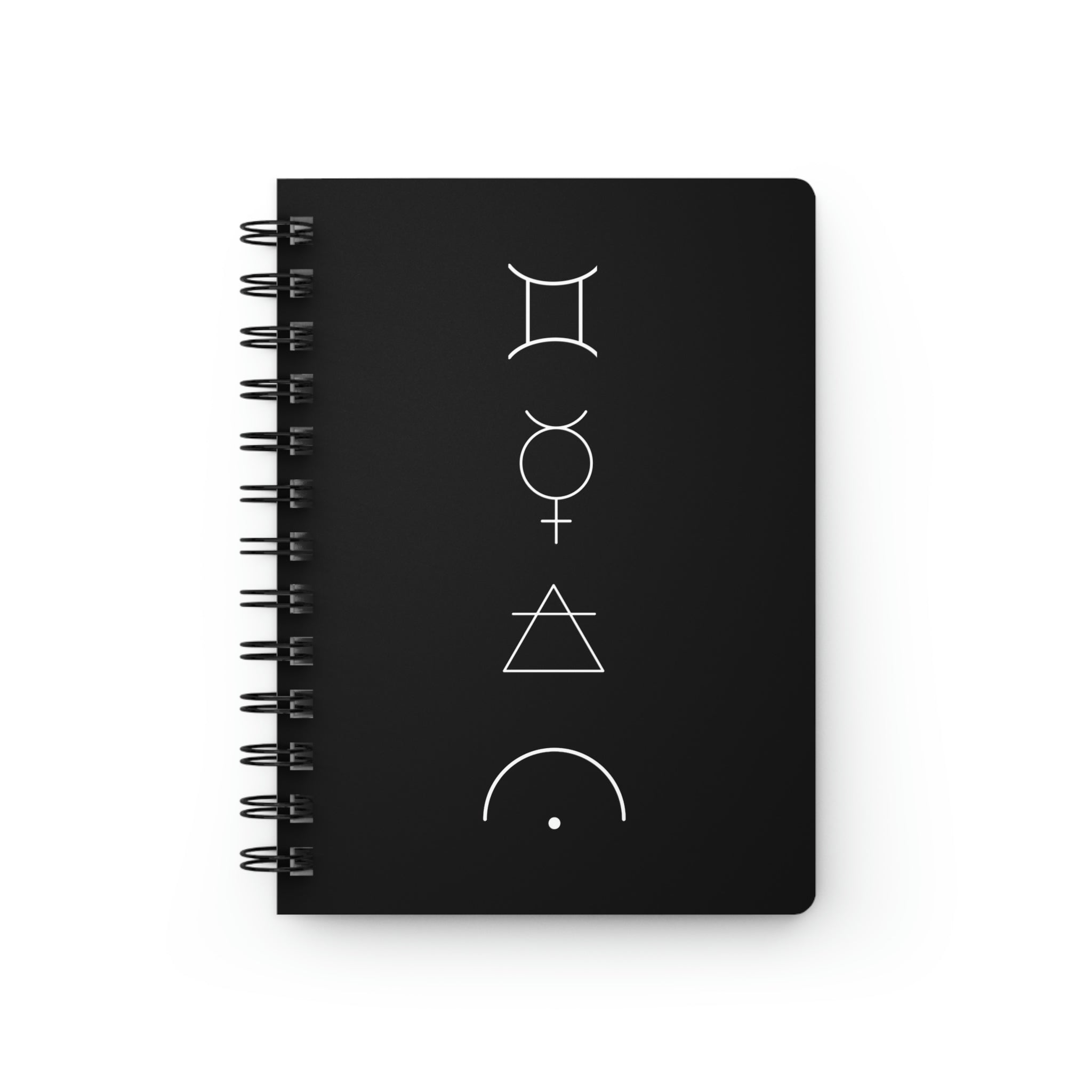 Gemini Notebook - Black - Divine Feminine Works