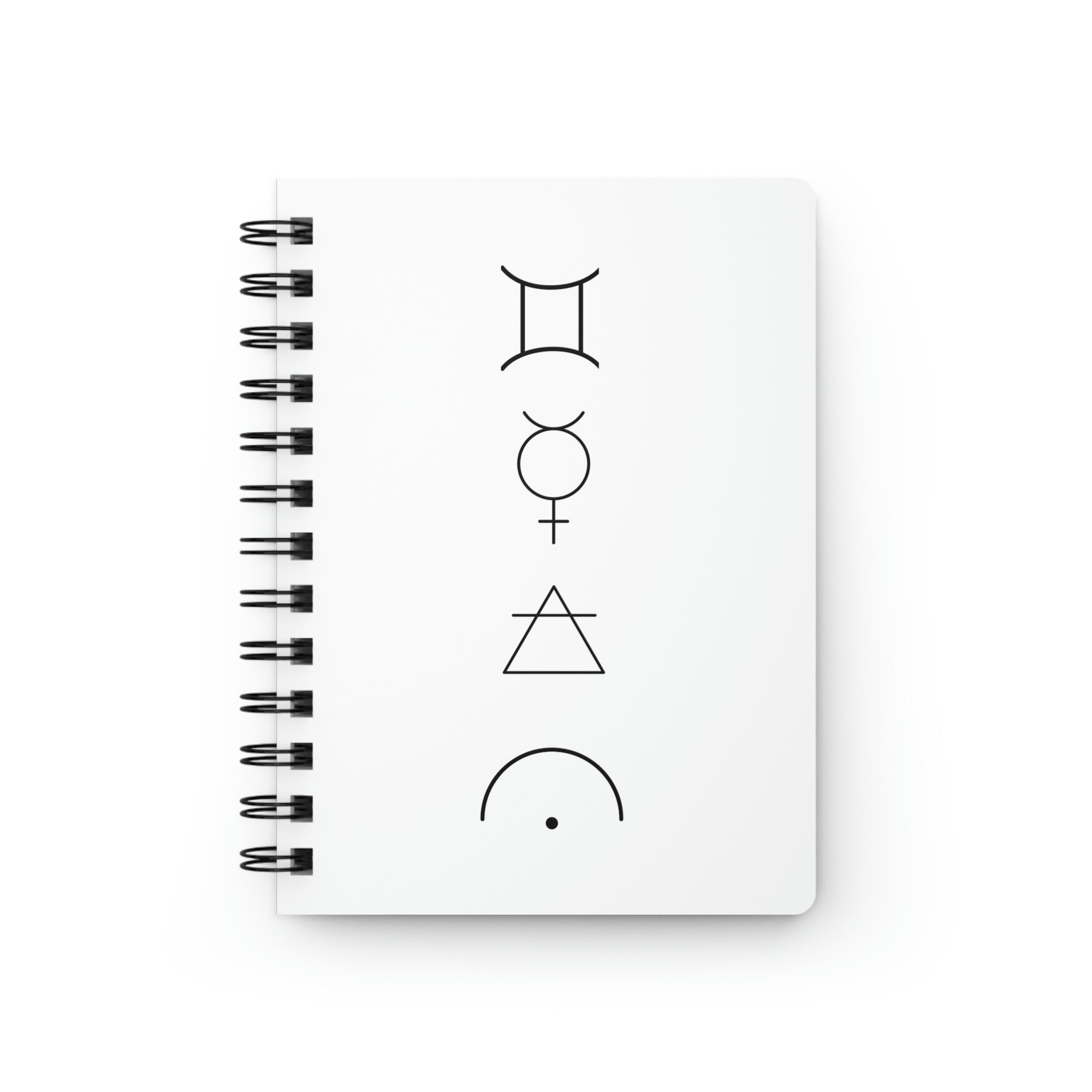 Gemini Notebook - White - Divine Feminine Works