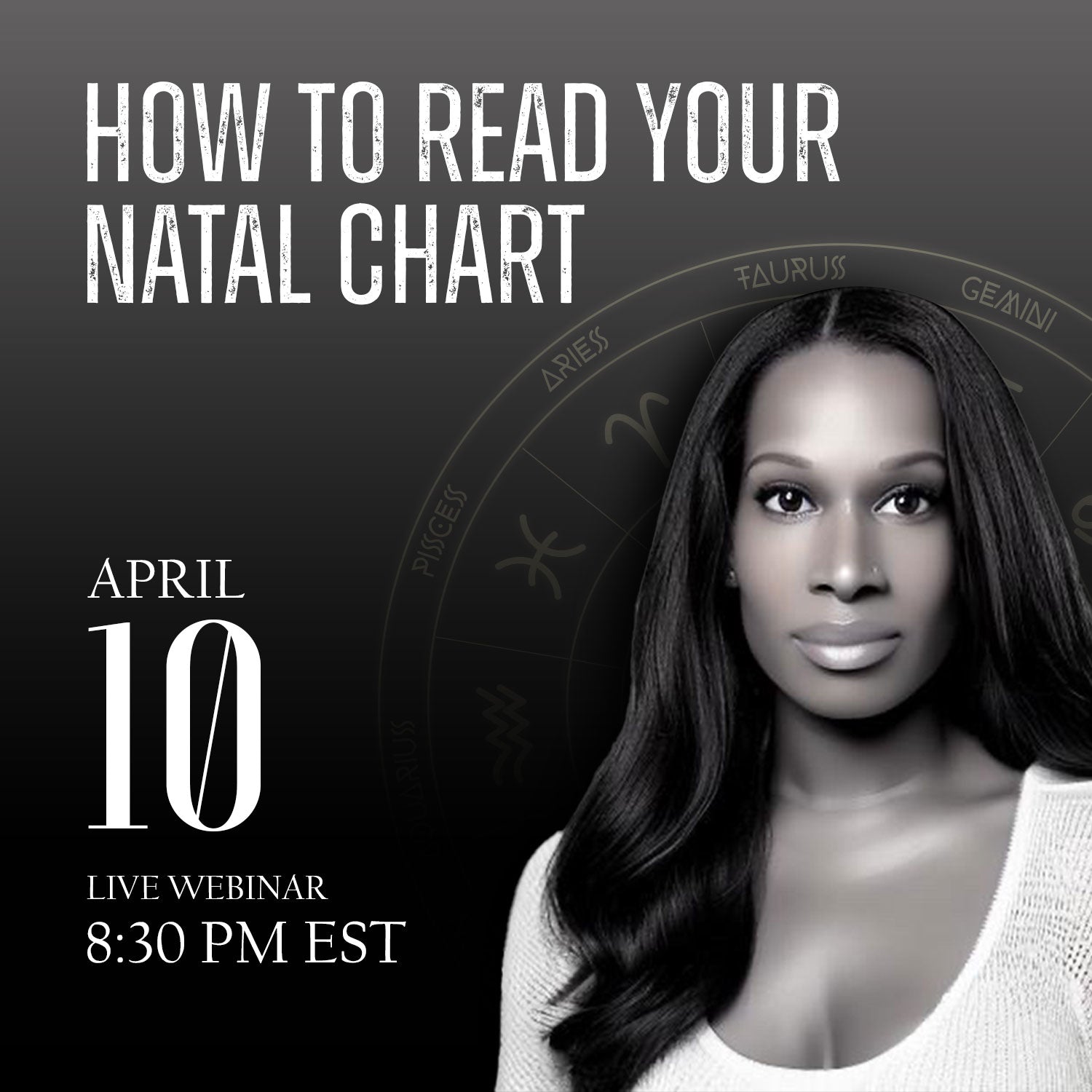 How to Read Your Natal Chart - Live Webinar - Divine Feminine Works