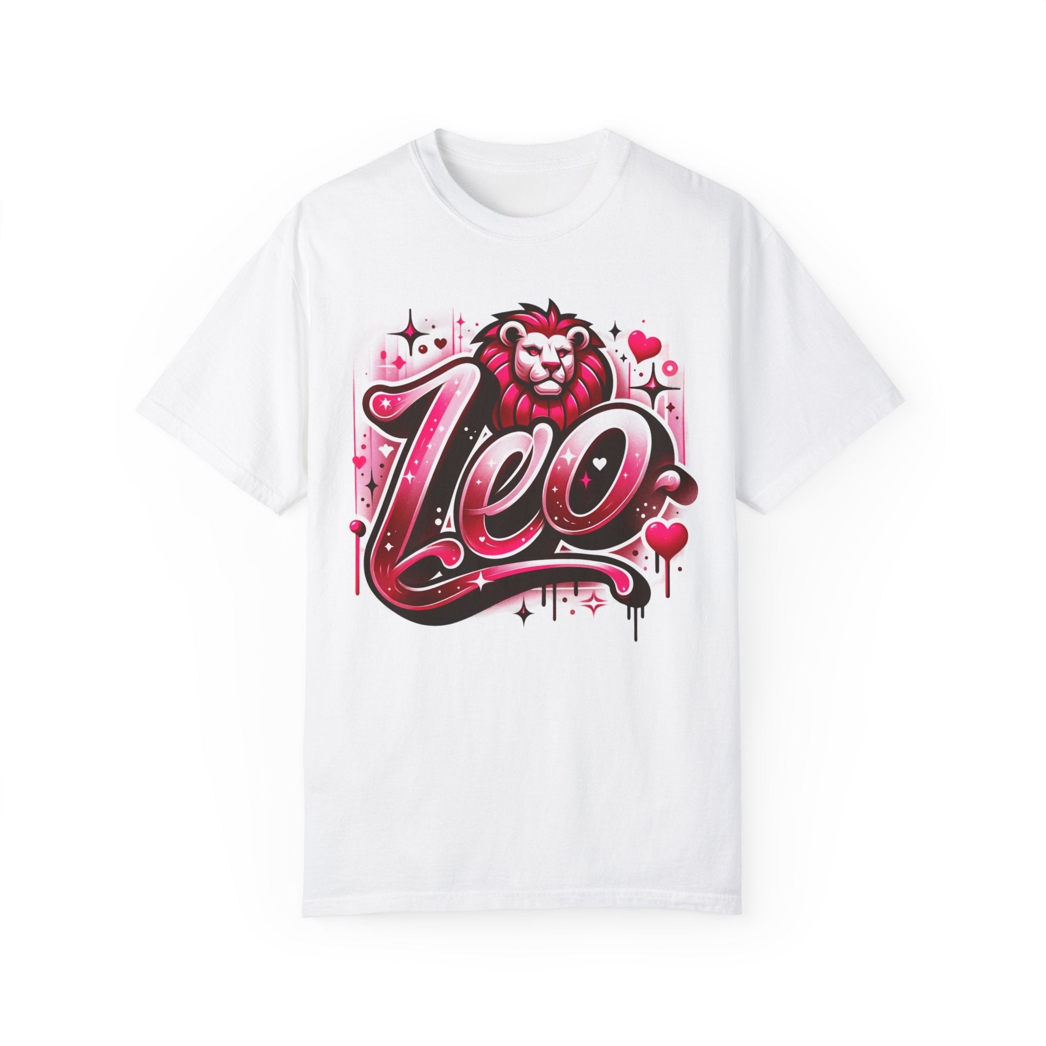 Leo 90s Style Airbrush T-Shirt - Divine Feminine Works