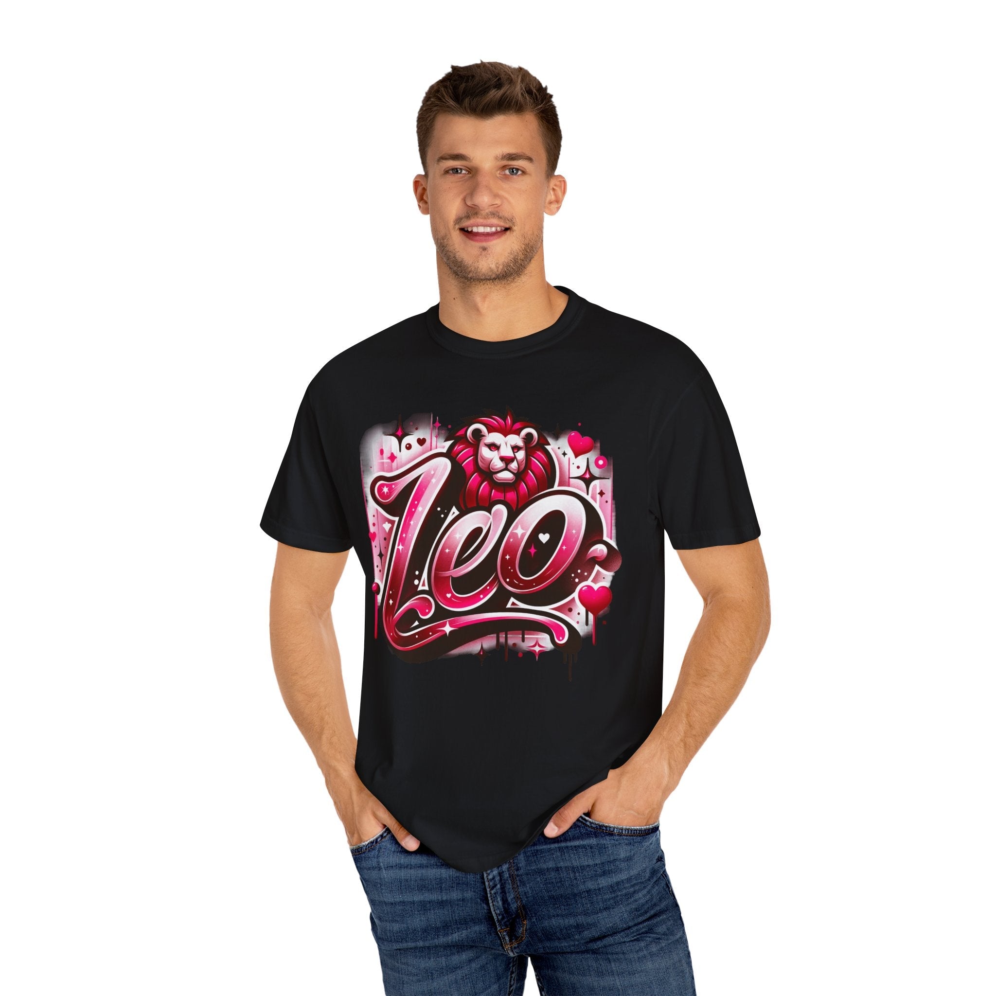 Leo 90s Style Airbrush T-Shirt - Divine Feminine Works