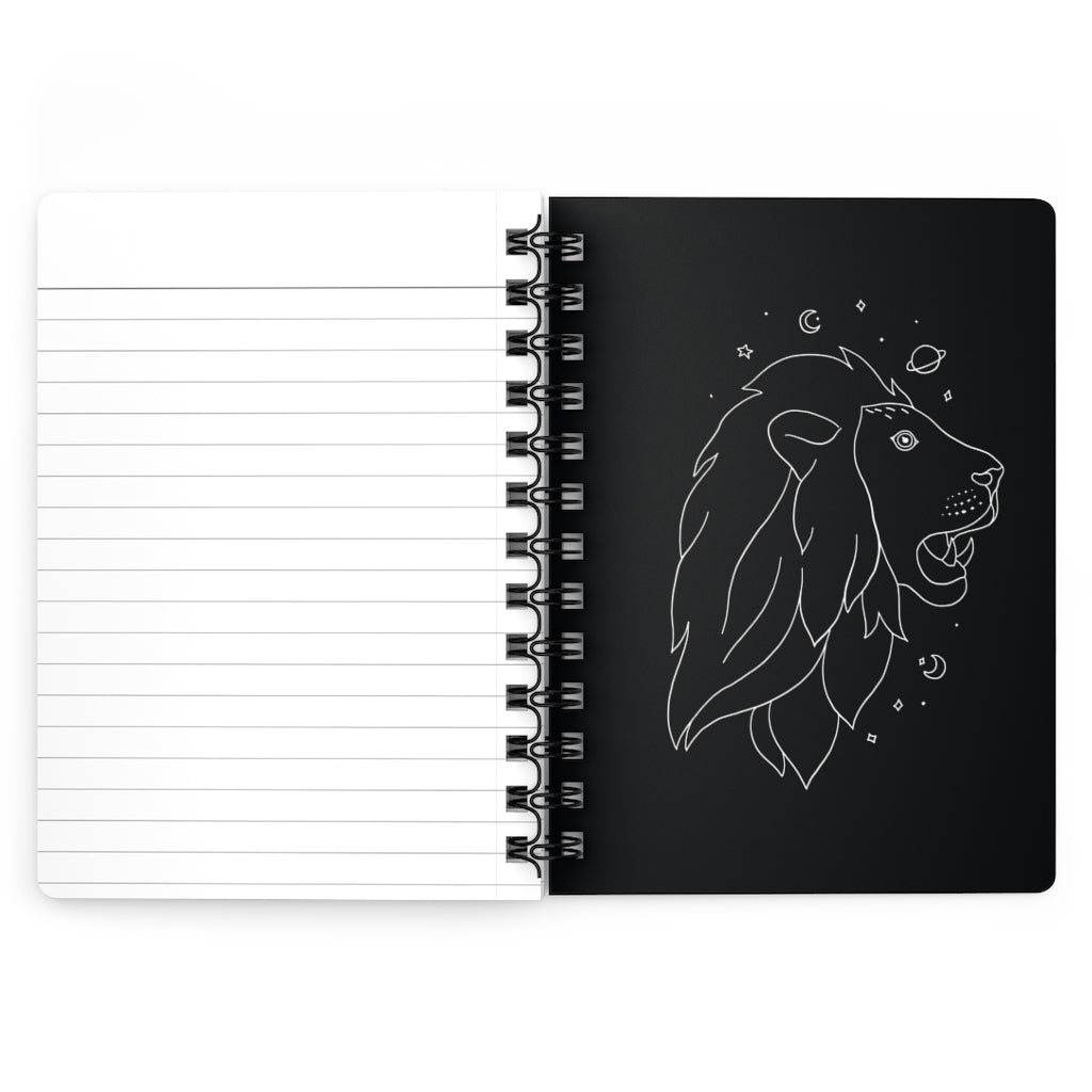 Leo Notebook - Black - Divine Feminine Works