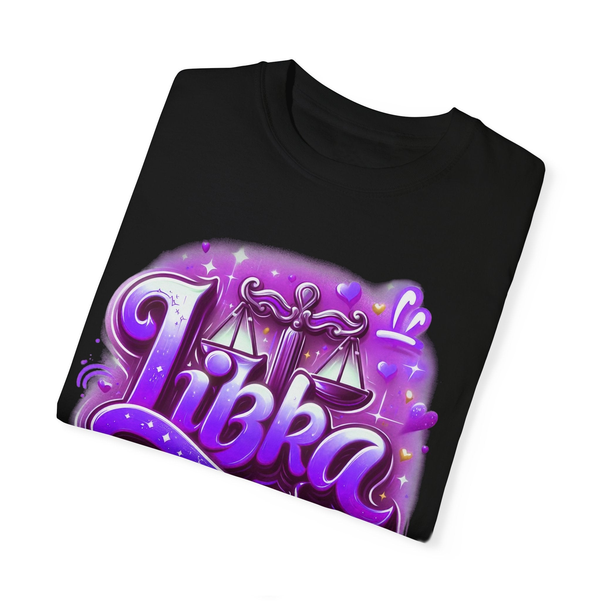 Libra 90s Style Airbrush T-Shirt - Divine Feminine Works