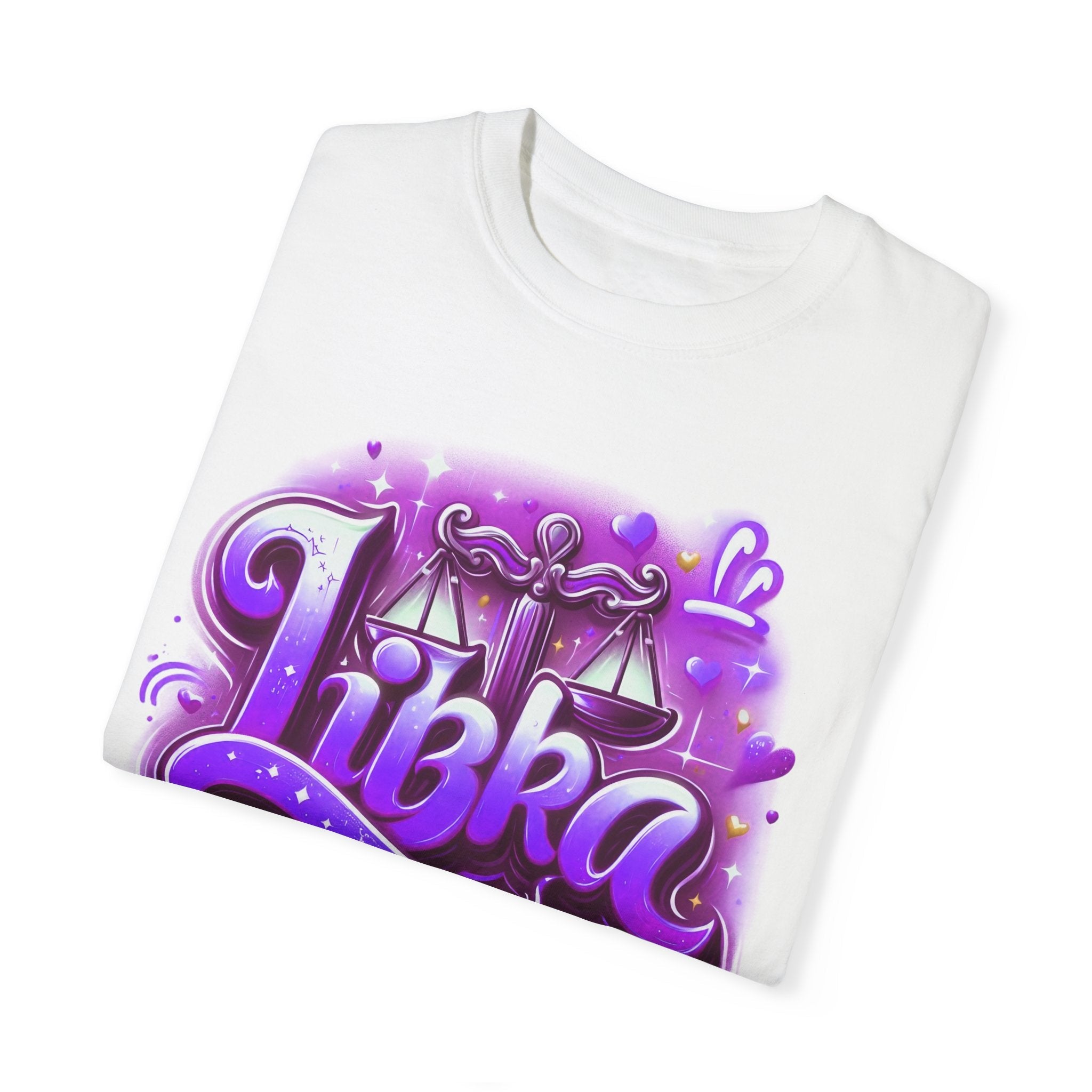 Libra 90s Style Airbrush T-Shirt - Divine Feminine Works