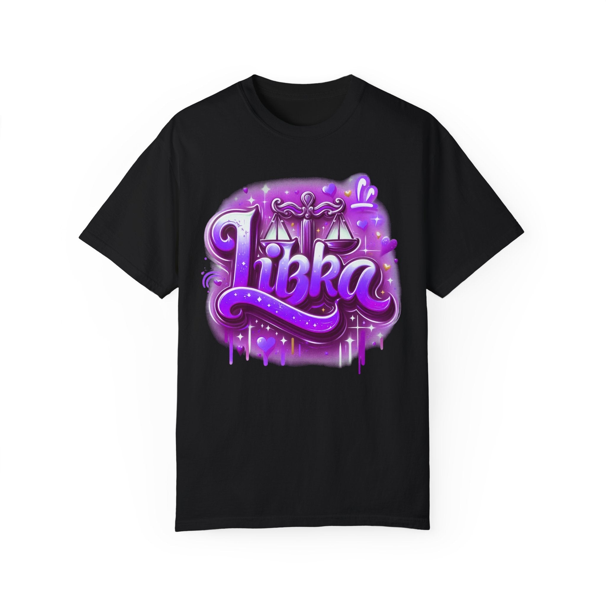 Libra 90s Style Airbrush T-Shirt - Divine Feminine Works