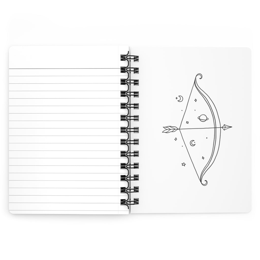 Sagittarius Notebook - White - Divine Feminine Works