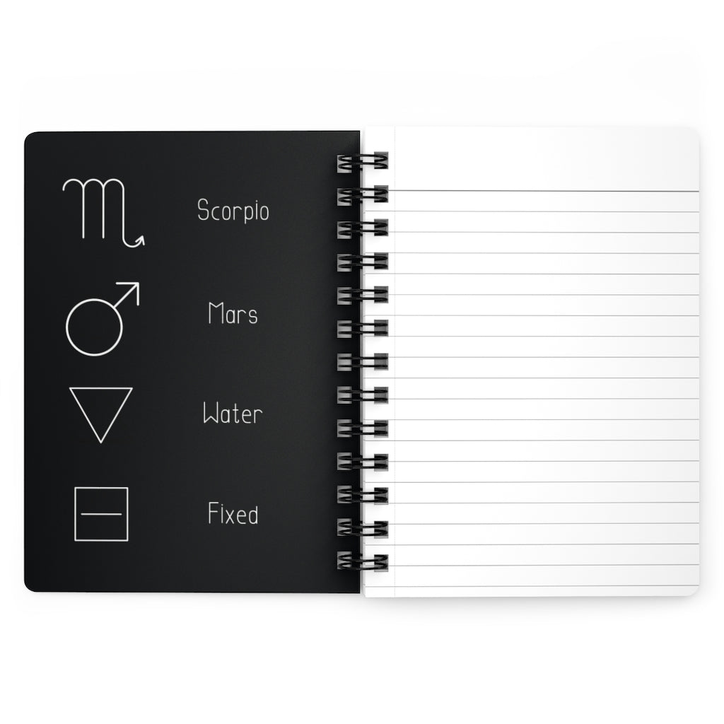 Scorpio Notebook - Black - Divine Feminine Works