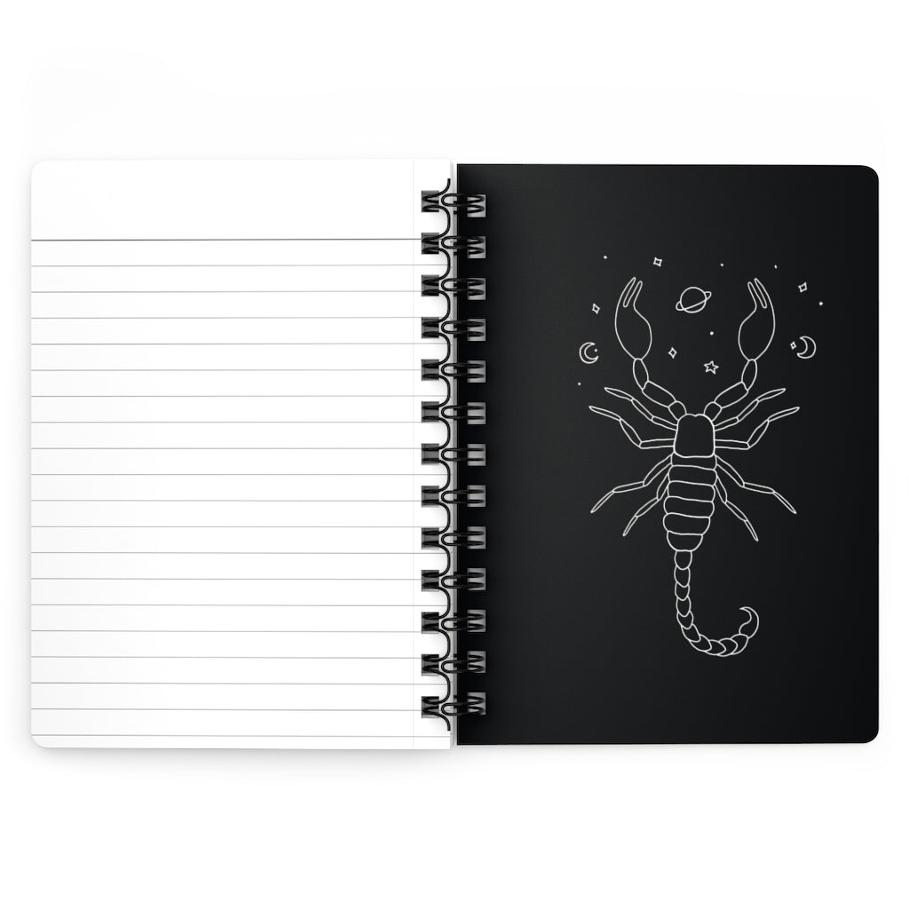 Scorpio Notebook - Black - Divine Feminine Works