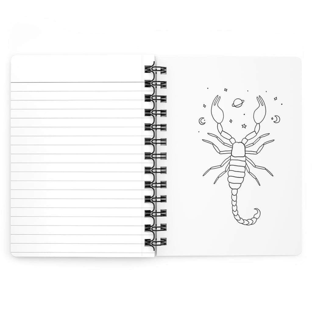 Scorpio Notebook - White - Divine Feminine Works