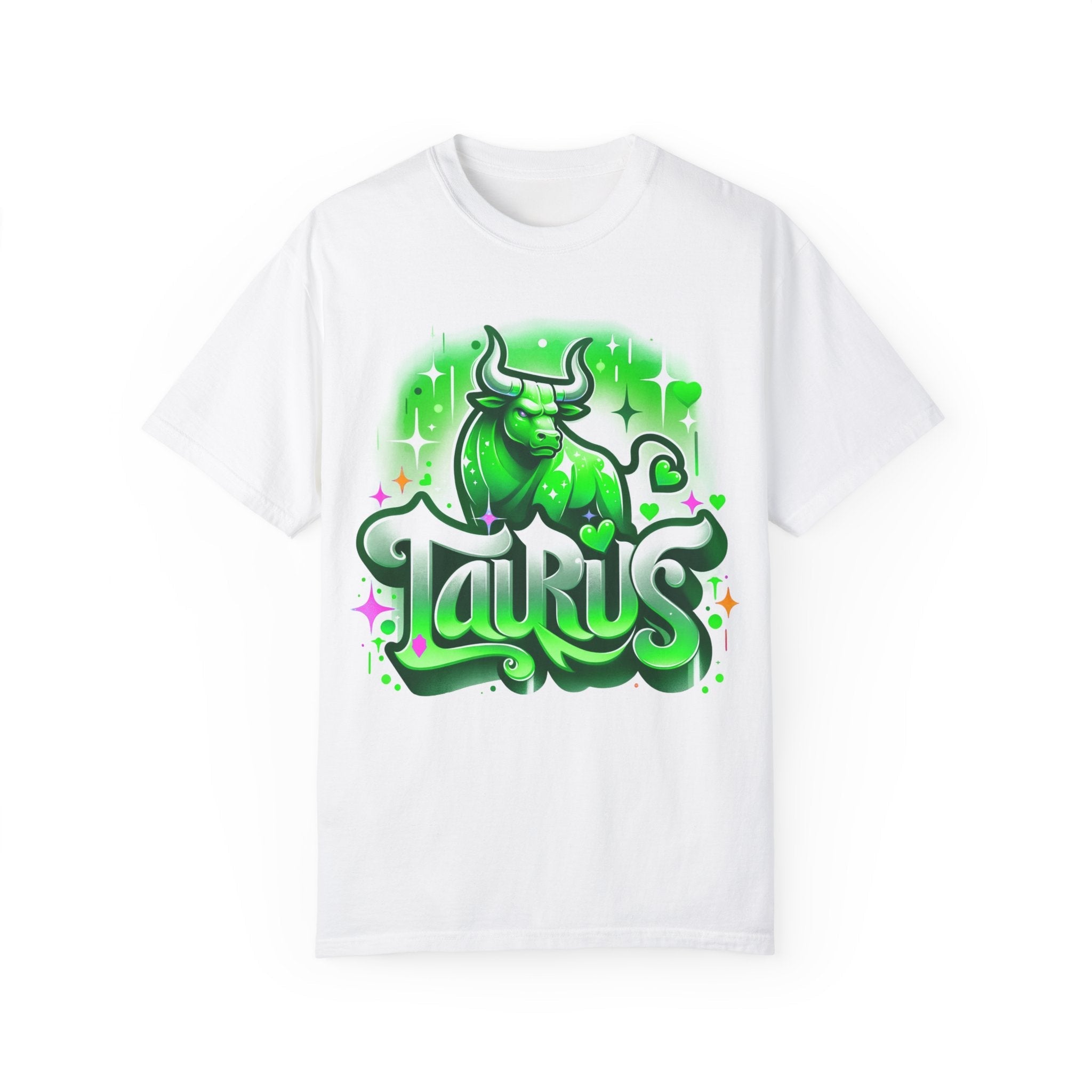 Taurus 90s Style Airbrush T-Shirt - Divine Feminine Works