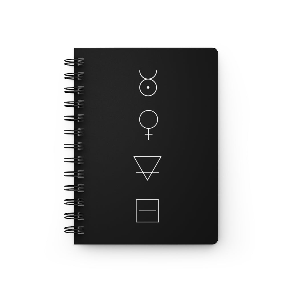 Taurus Notebook - Black - Divine Feminine Works