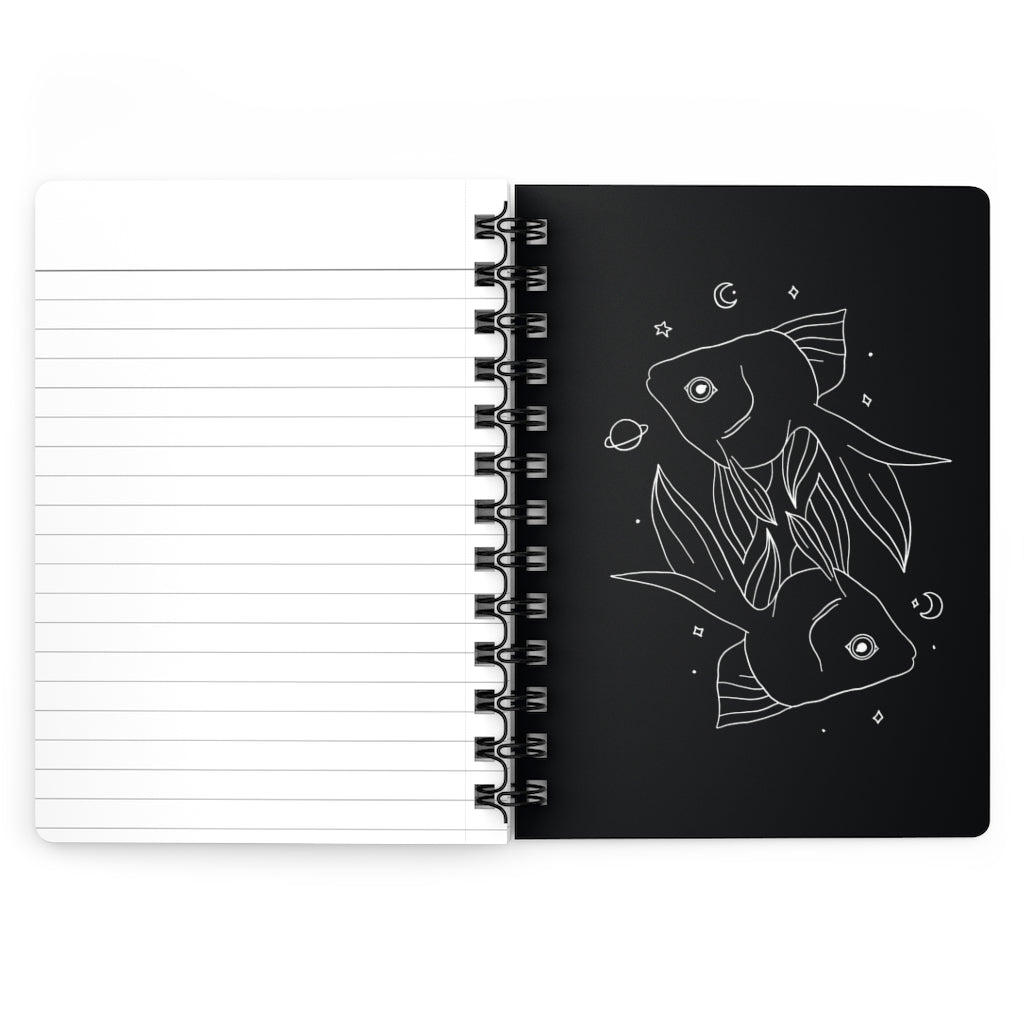 Pisces Notebook - Black