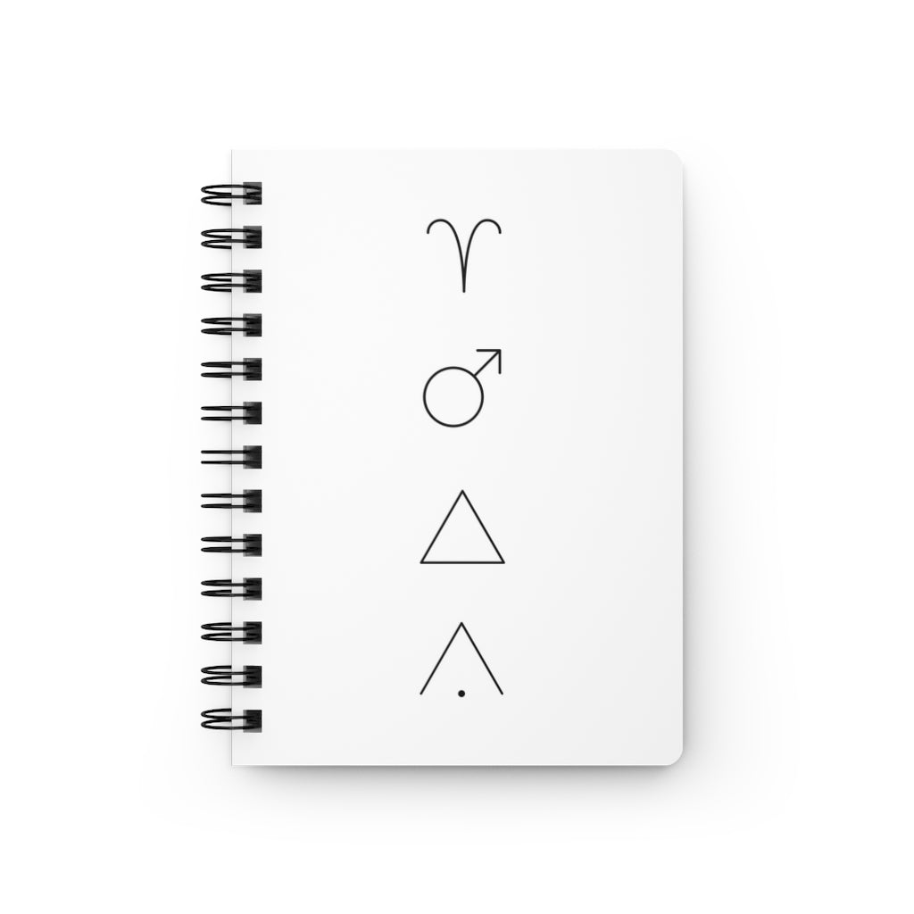 Aries Notebook - White